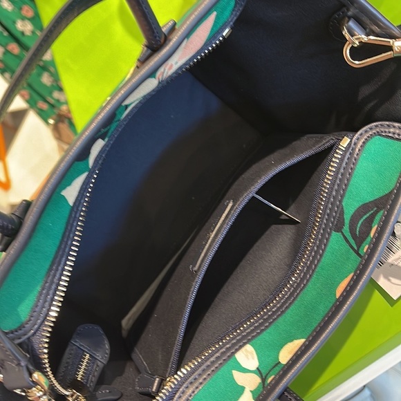 Kate Spade Lily Blooms Small Tote Crossbody Green Multi K7302 - Picture 10 of 16